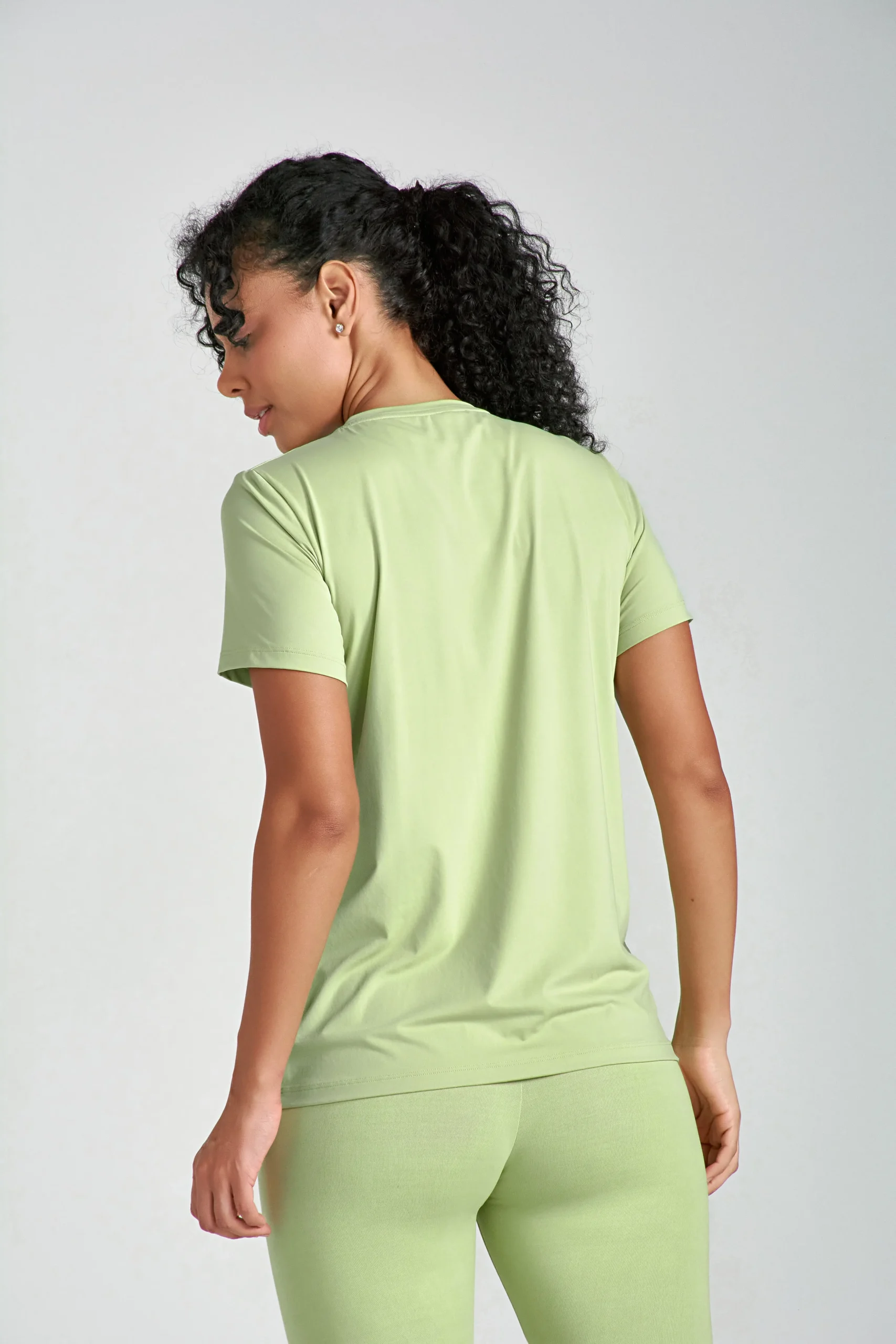 CAMISETA LARULP LILA AERO FLEX VERDE ALECRIM
