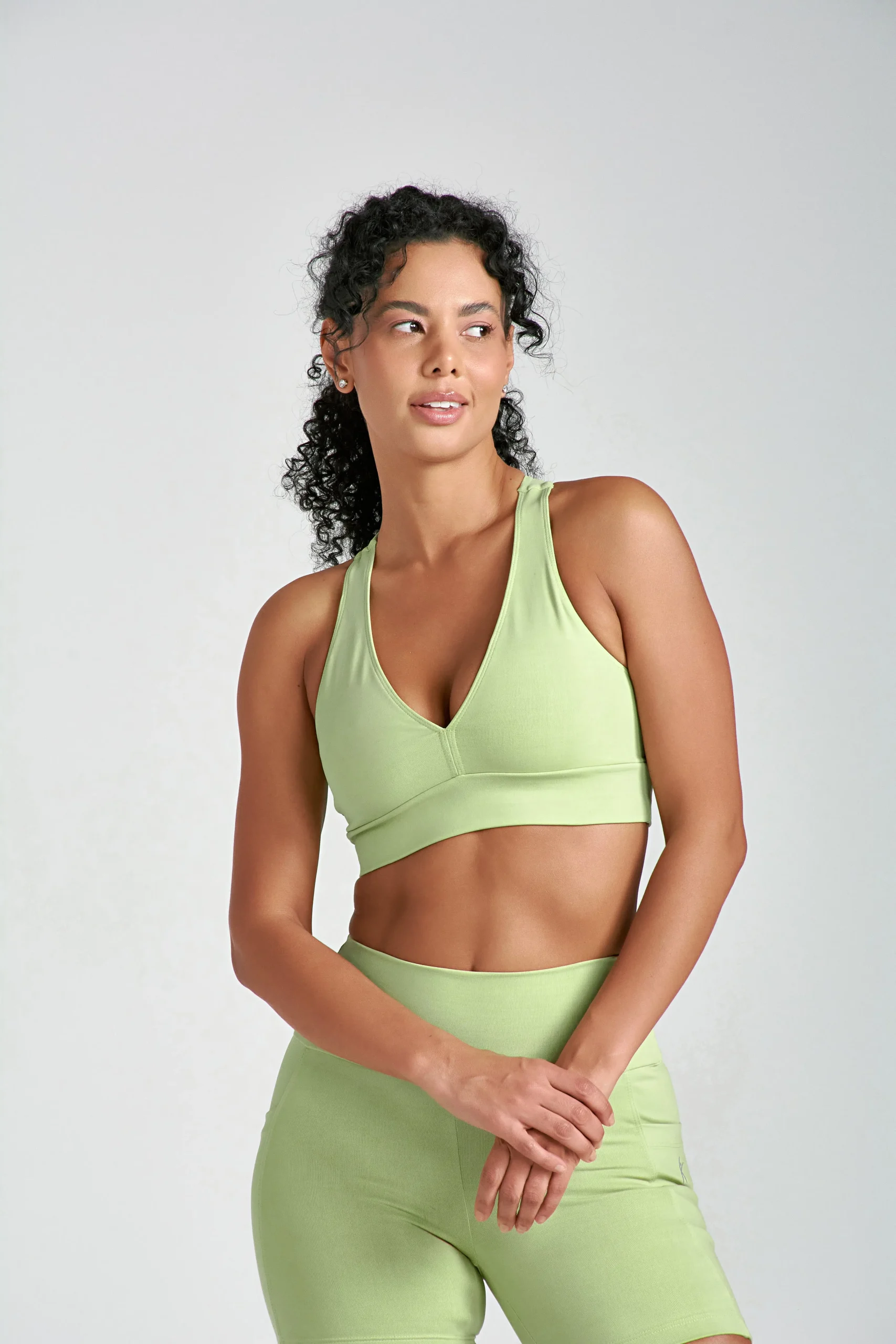 Top Larulp Swimmer Shape Verde Oliva