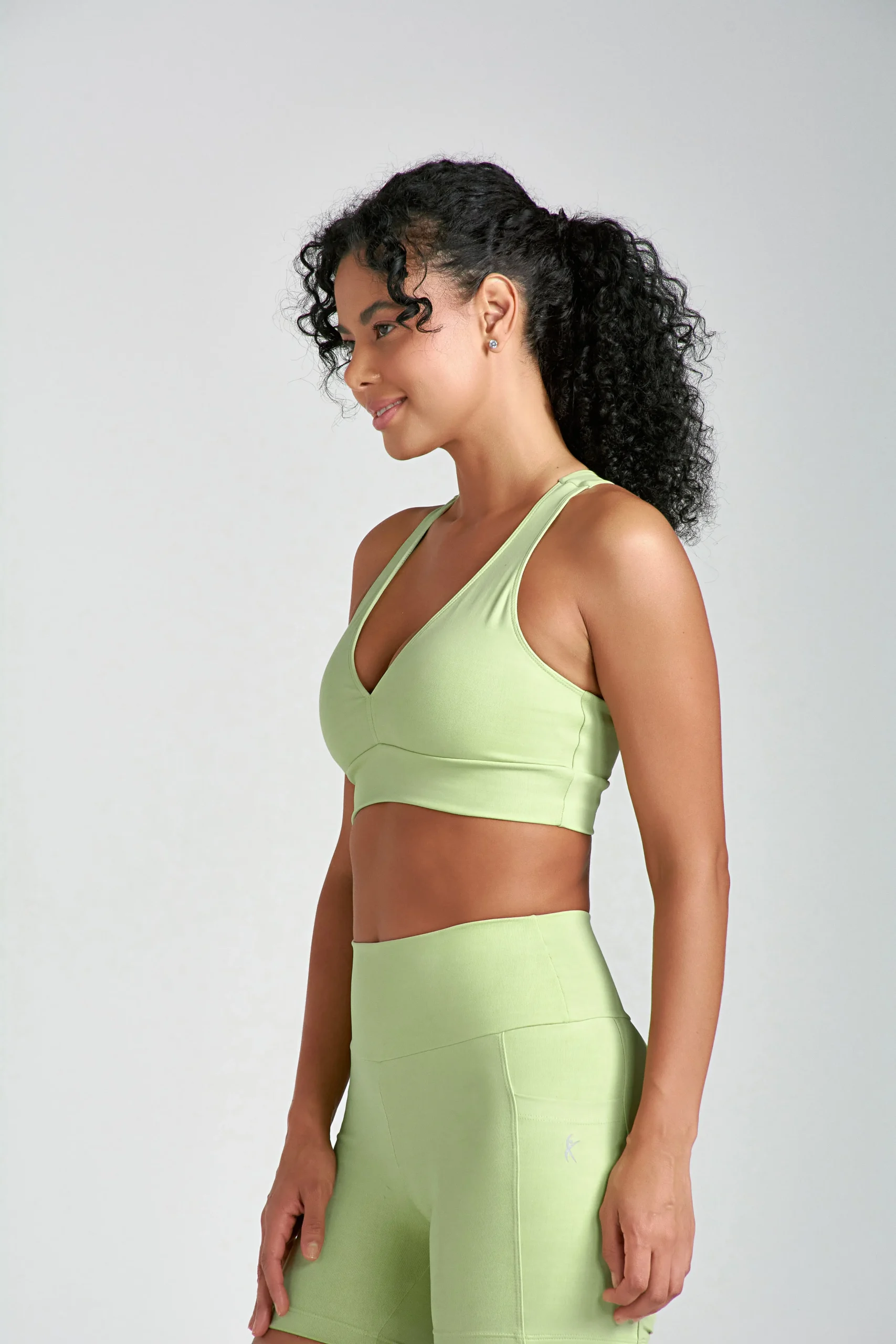 Top Larulp Swimmer Shape Verde Oliva