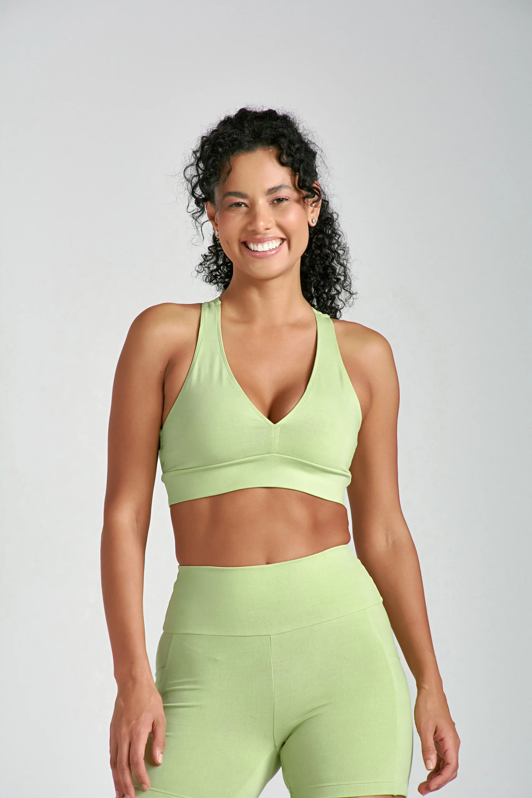 Top Larulp Swimmer Shape Verde Oliva