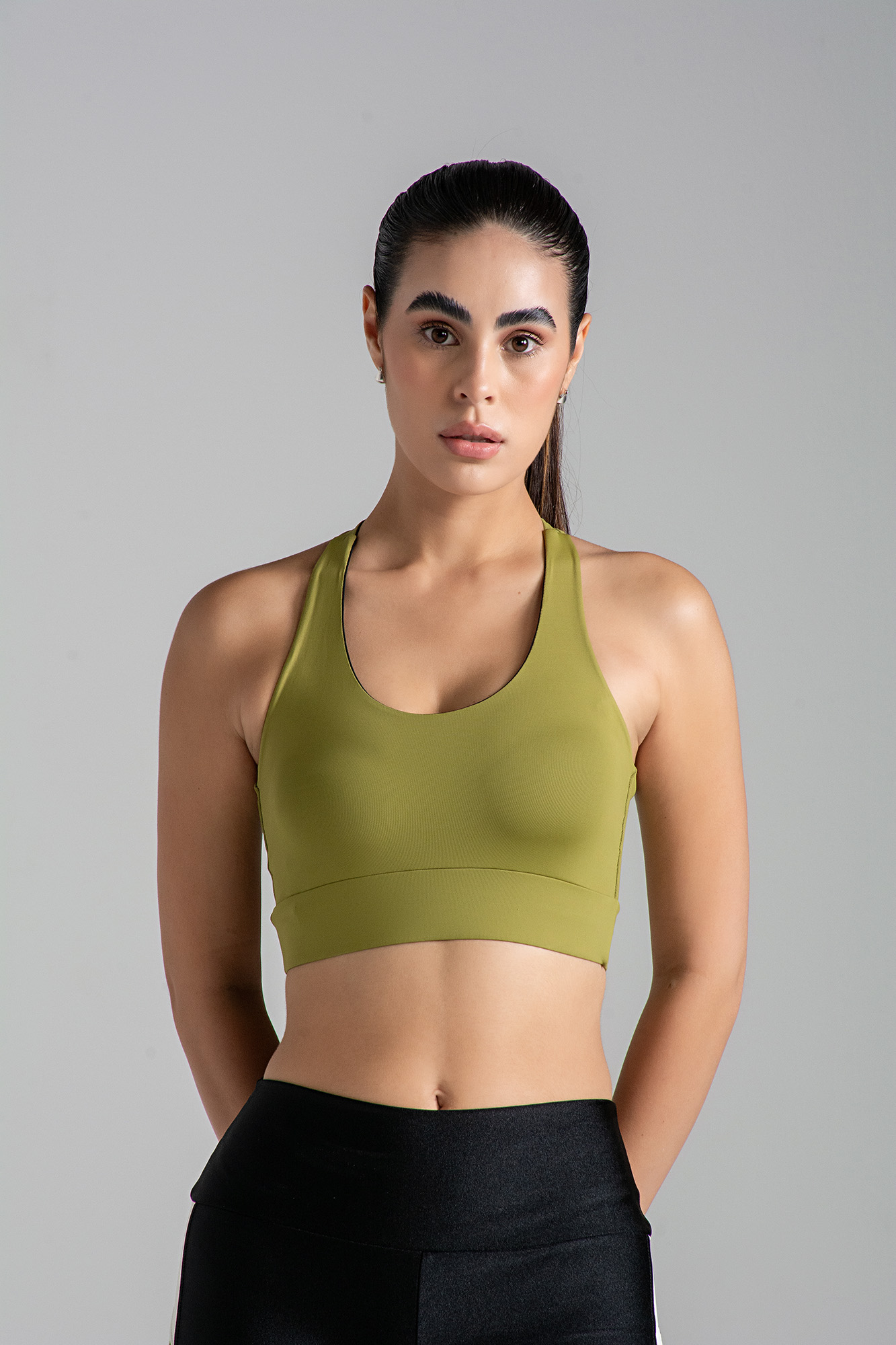 Top Larulp Alana Motion Brillo Verde Pistacho - Imagen 2