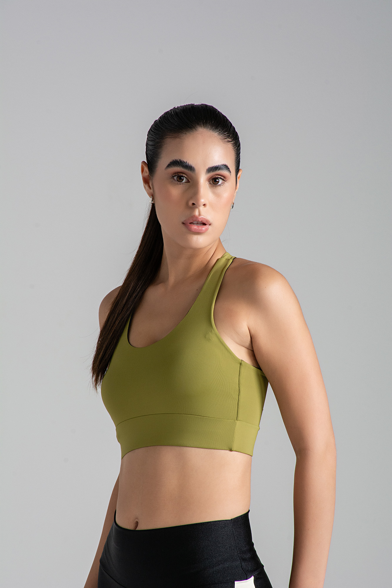 Top Larulp Alana Motion Brillo Verde Pistacho - Imagen 4