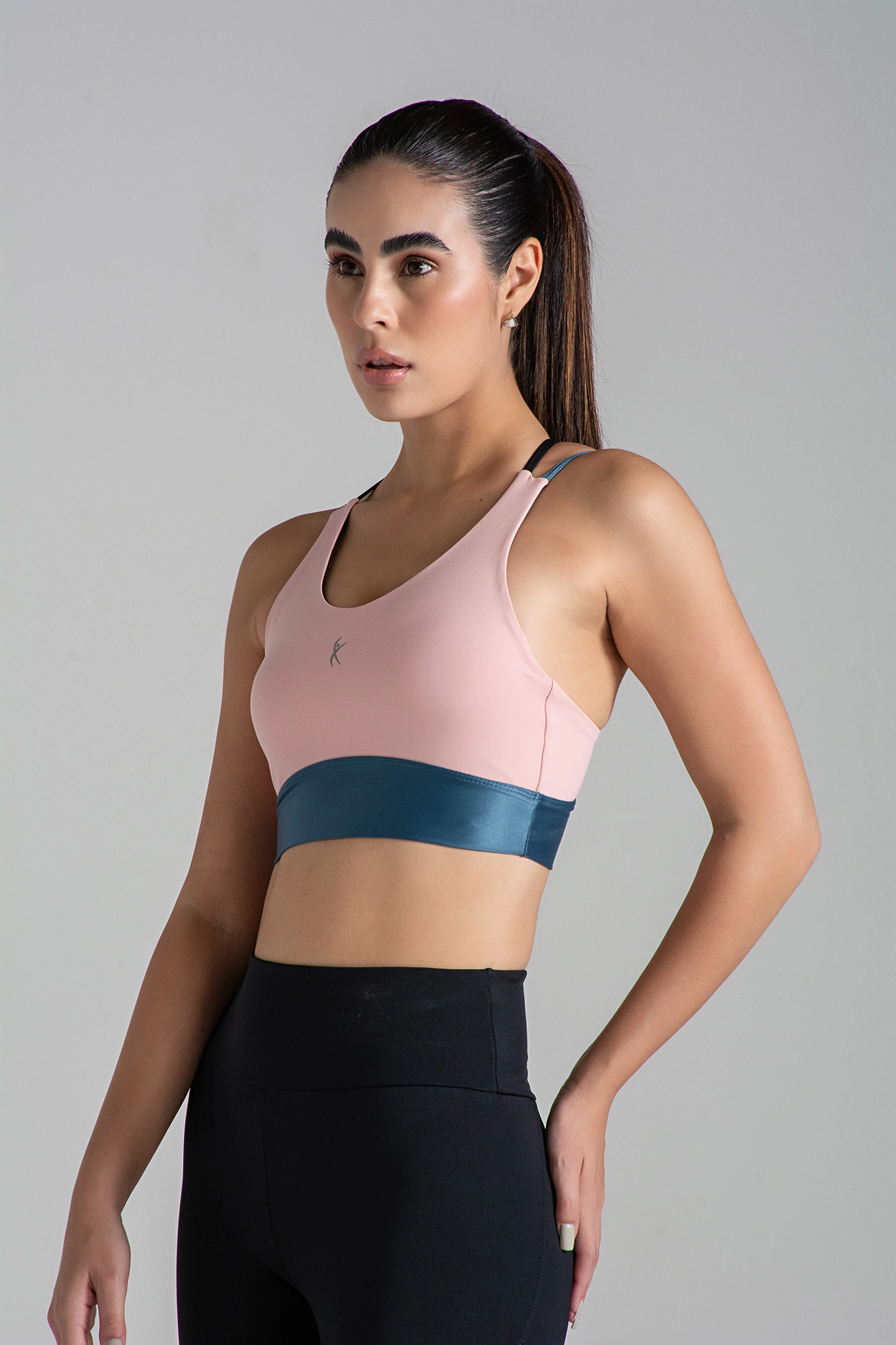 Top Larulp Karen Shape Negro/Azul/Nude