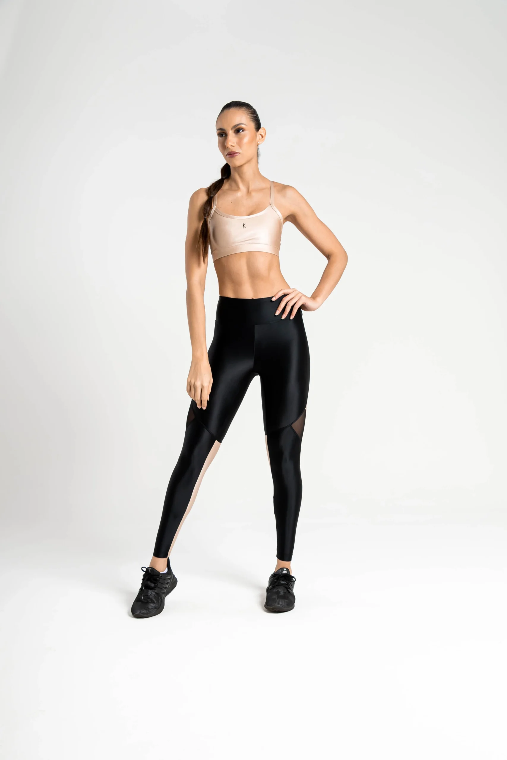 LEGGING LARULP LAUREN MOTION PRETO/IVORY