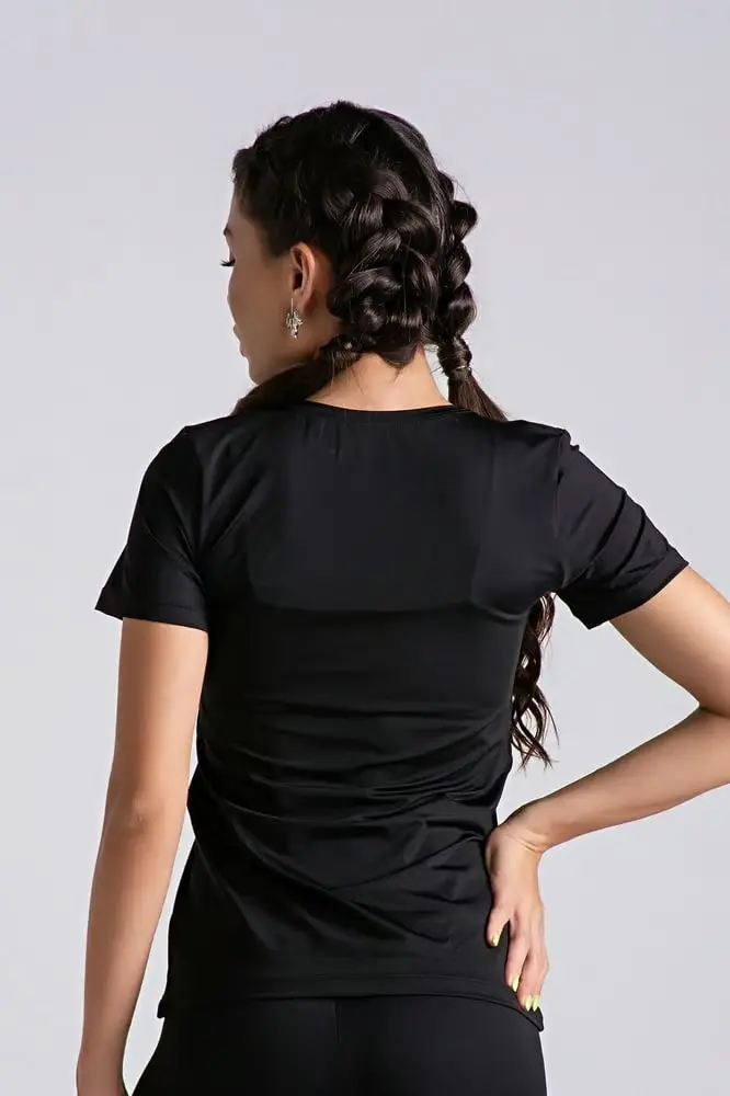 Camiseta Larulp Misty Slim Aero Flex Negro