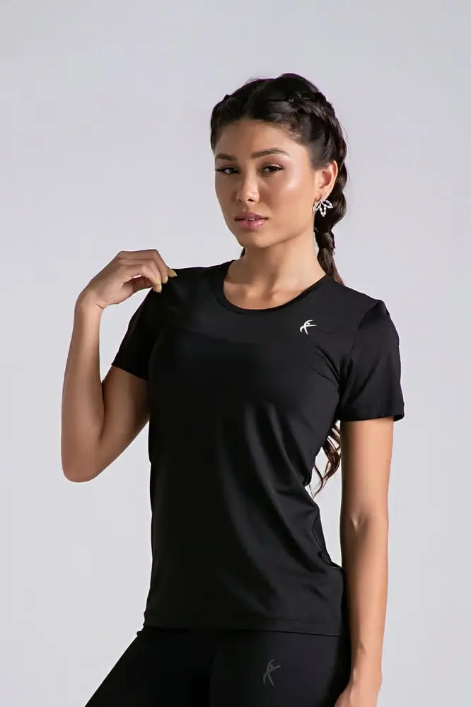 Camiseta Larulp Misty Slim Aero Flex Negro