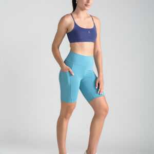 Short Bermuda Larulp Traci Basic Fit Azul