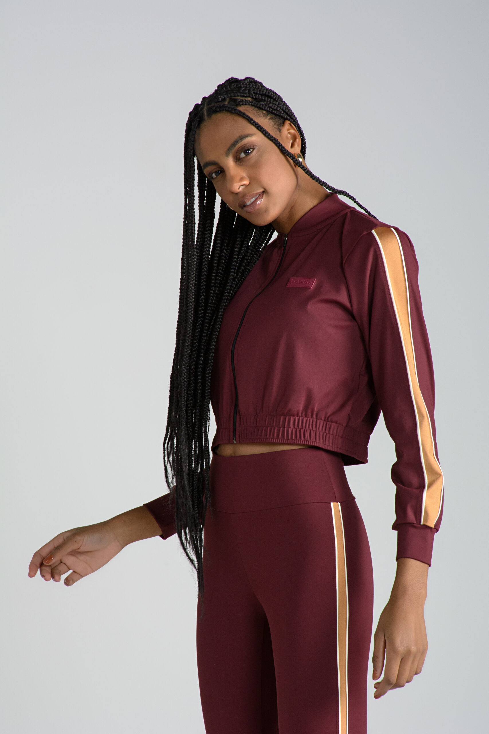 chaqueta para mujer color Vino