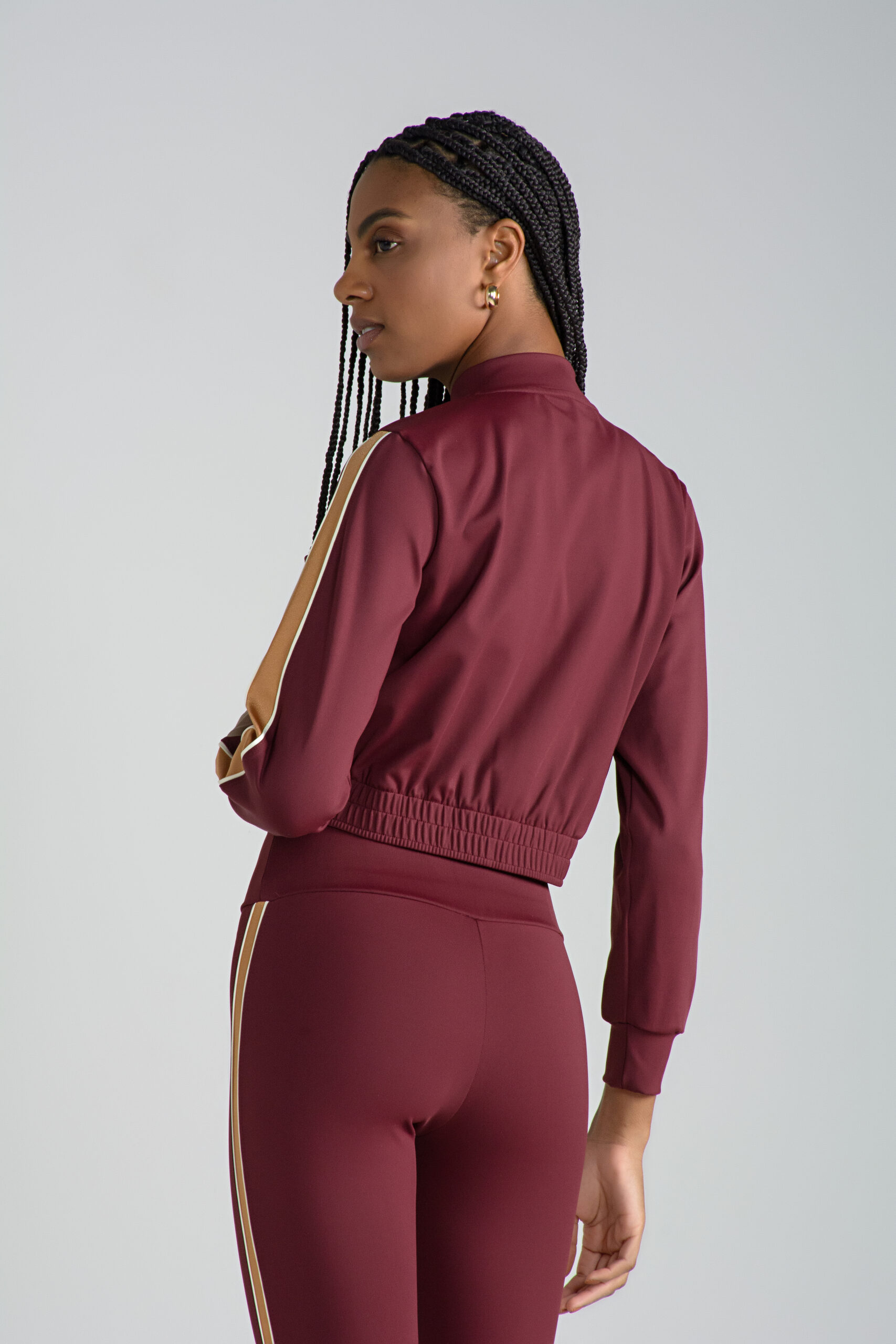 chaqueta para mujer color Vino